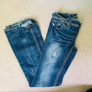 Almost Famous destroyed denim